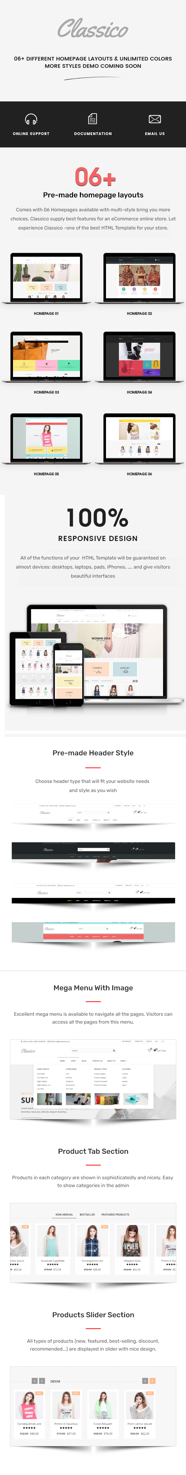 Elegant Fashion Website Template Using Bootstrap 5 - Classico