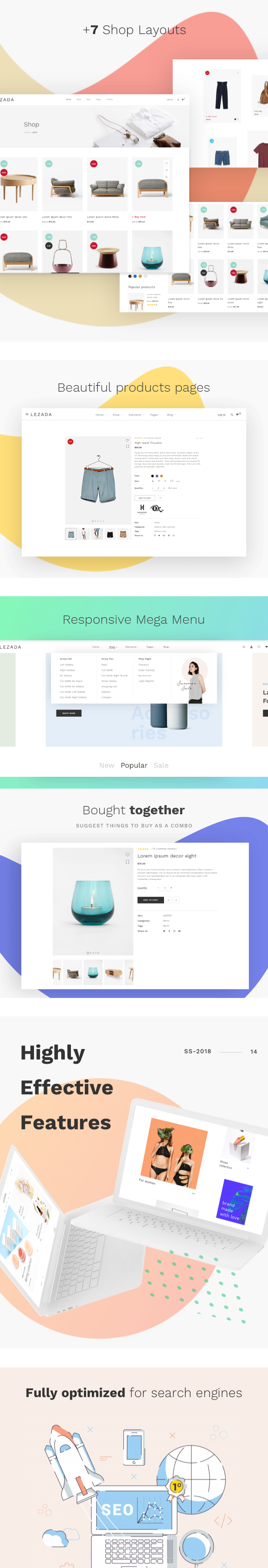 Lezada - React Next JS Multipurpose eCommerce Template with Multi Vendor - 2