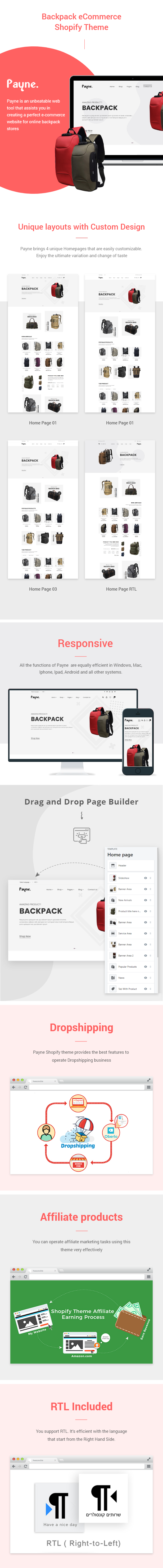 Payne - Backpack eCommerce Shopify Theme - 2