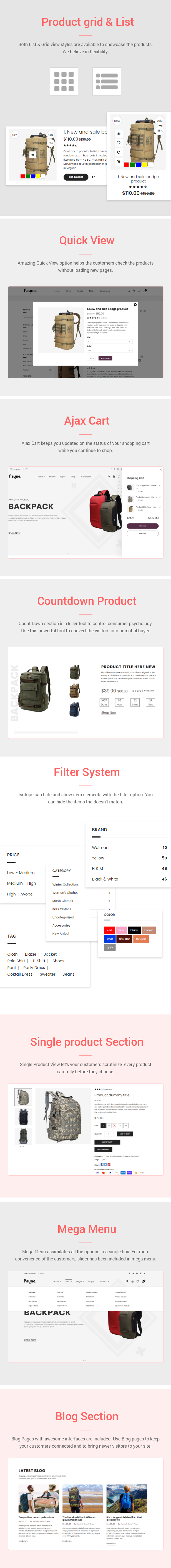 Payne - Backpack eCommerce Shopify Theme - 3