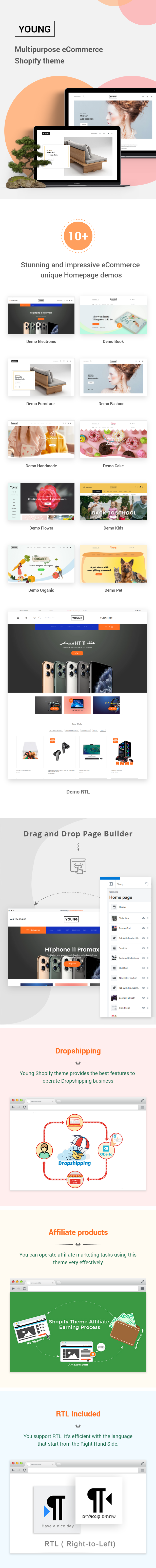 Young - Multipurpose Shopify Theme - 1